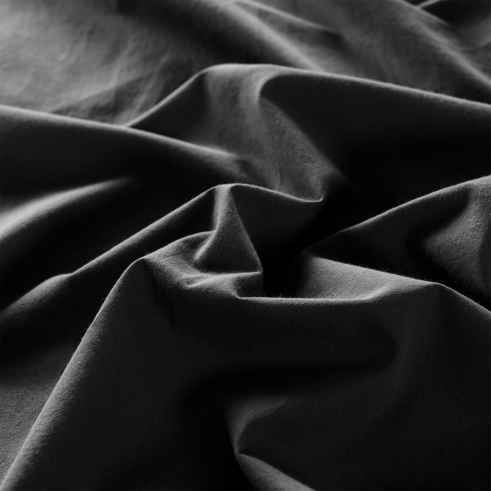 Bed Sheets: Royal Comfort Vintage Washed 100% Cotton Quilt Cover Set Bedding Ultra Soft - Single - Charcoal