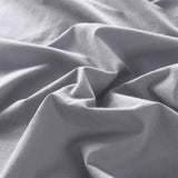 Duvet Covers: Royal Comfort Vintage Washed 100% Cotton Quilt Cover Set Bedding Ultra Soft - King - Grey