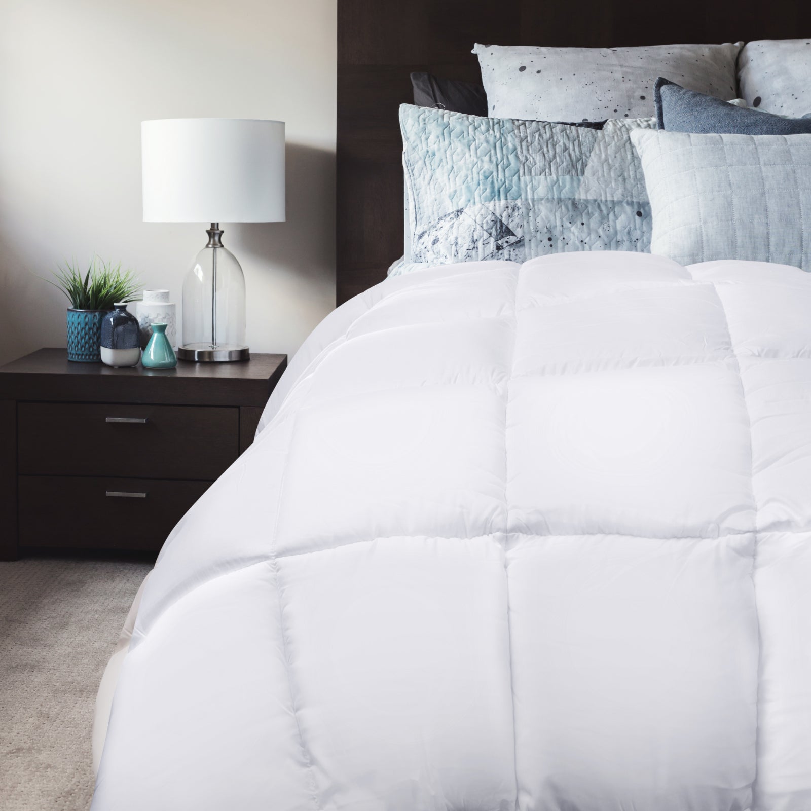 Quilts & Duvets: Royal Comfort 800GSM Silk Blend Quilt Duvet Ultra Warm Winter Weight  - Single - White