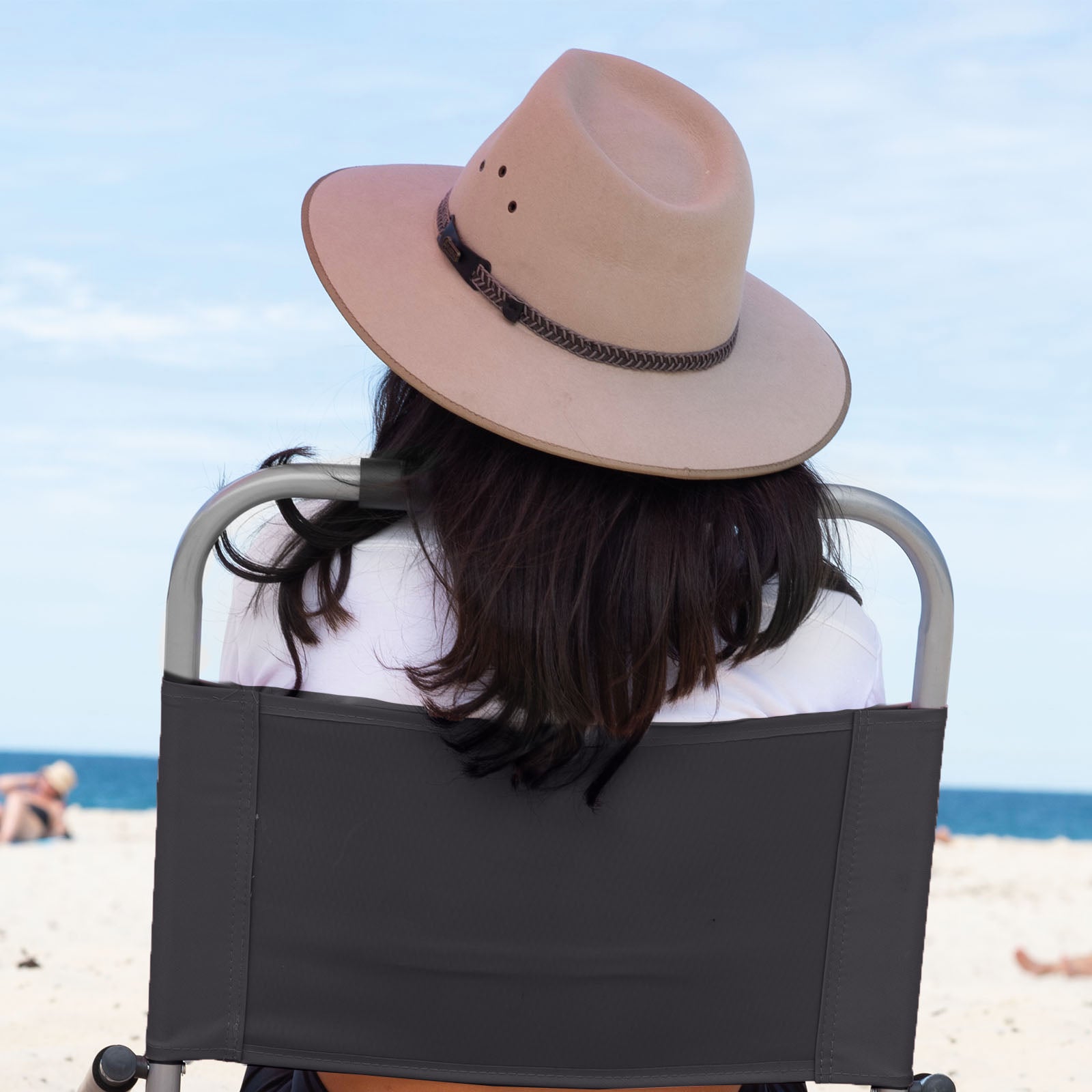 Outdoor Chairs: Havana Outdoors Beach Chair 2 Pack Folding Portable Summer Camping Outdoors - Black