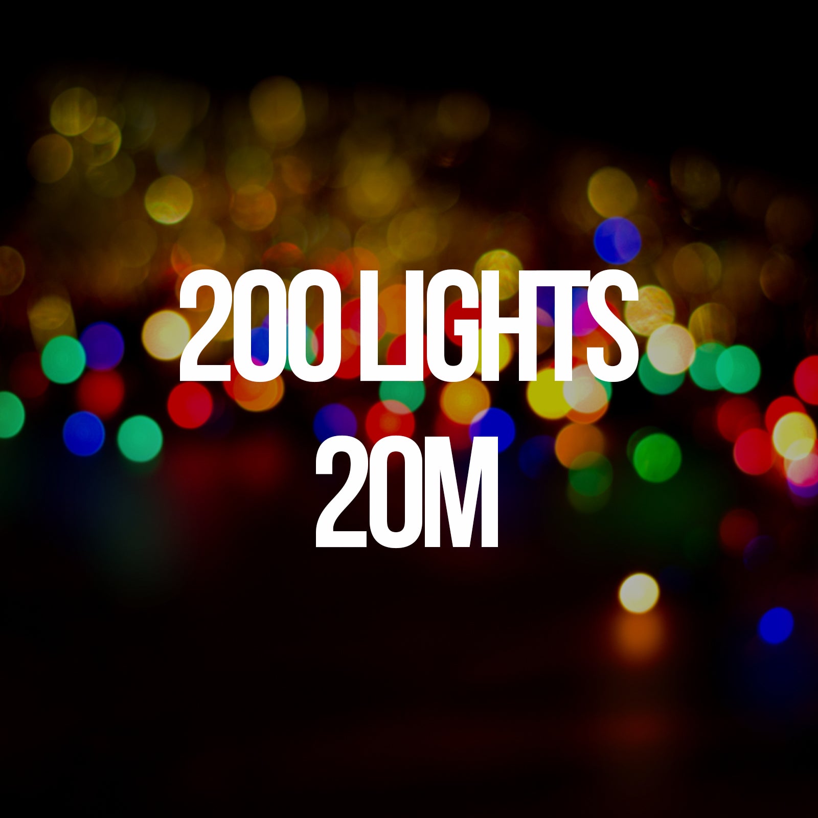 Lighting Accessories: Milano Decor Outdoor LED Plug In Fairy Lights - Multicoloured - 200 Lights