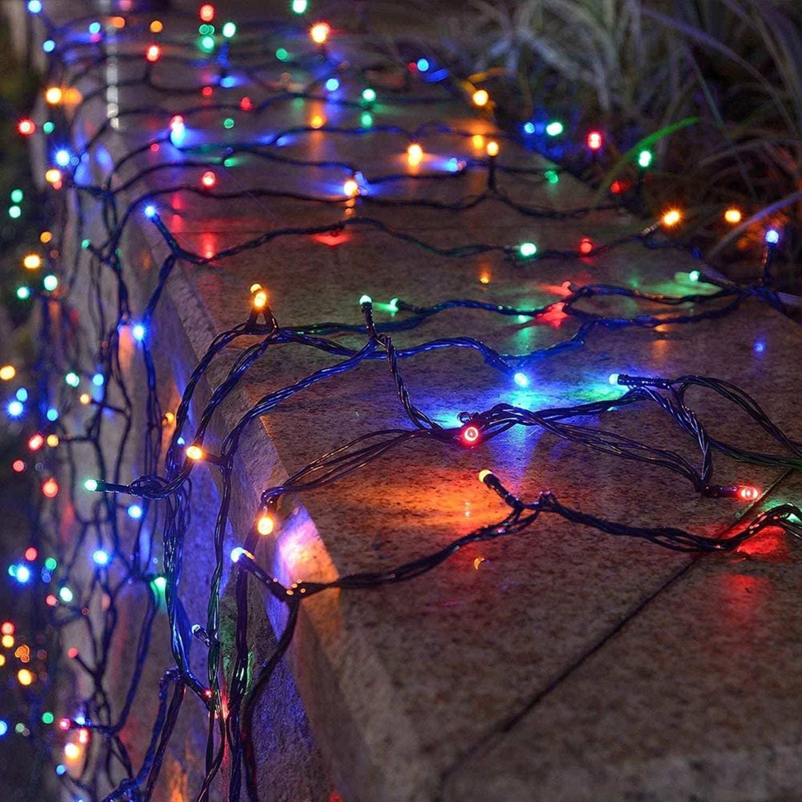 Lighting Accessories: Milano Decor Outdoor LED Plug In Fairy Lights - Multicoloured - 200 Lights