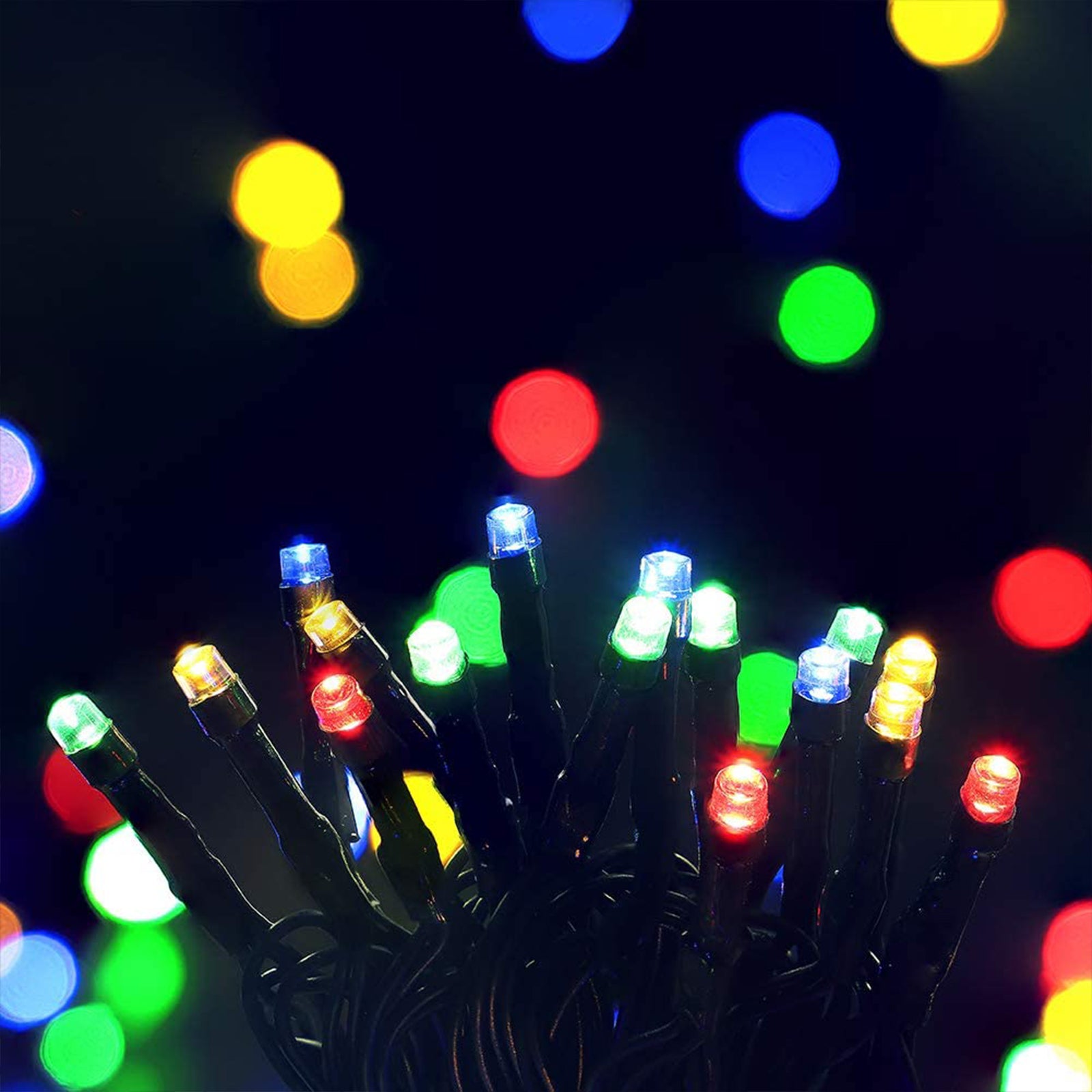 Lighting Accessories: Milano Decor Outdoor LED Plug In Fairy Lights - Multicoloured - 200 Lights