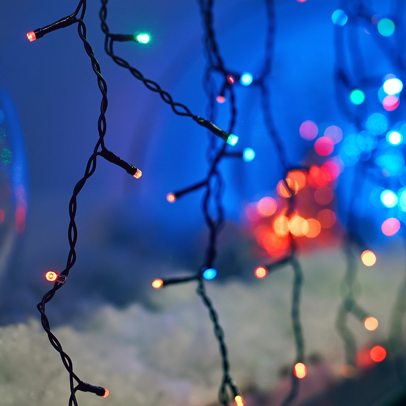 Lighting Accessories: Milano Decor Outdoor LED Plug In Fairy Lights - Multicoloured - 200 Lights