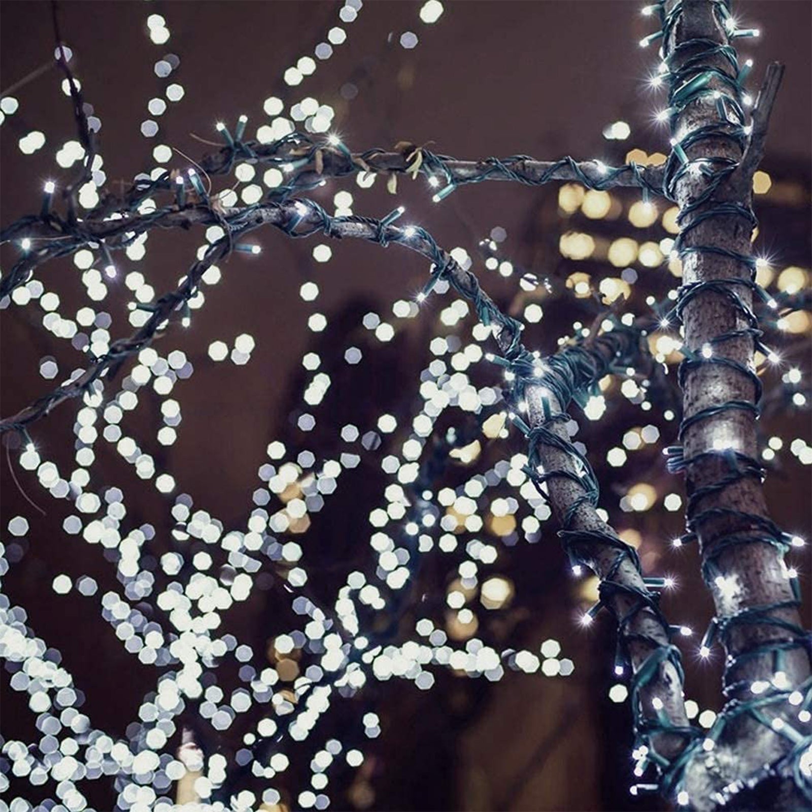 Lighting Accessories: Milano Decor Outdoor LED Plug In Fairy Lights - White - 200 Lights