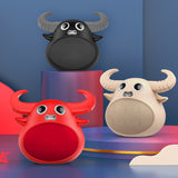 Bluetooth Speakers: Fitsmart Bluetooth Animal Face Speaker Portable Wireless Stereo Sound - Red
