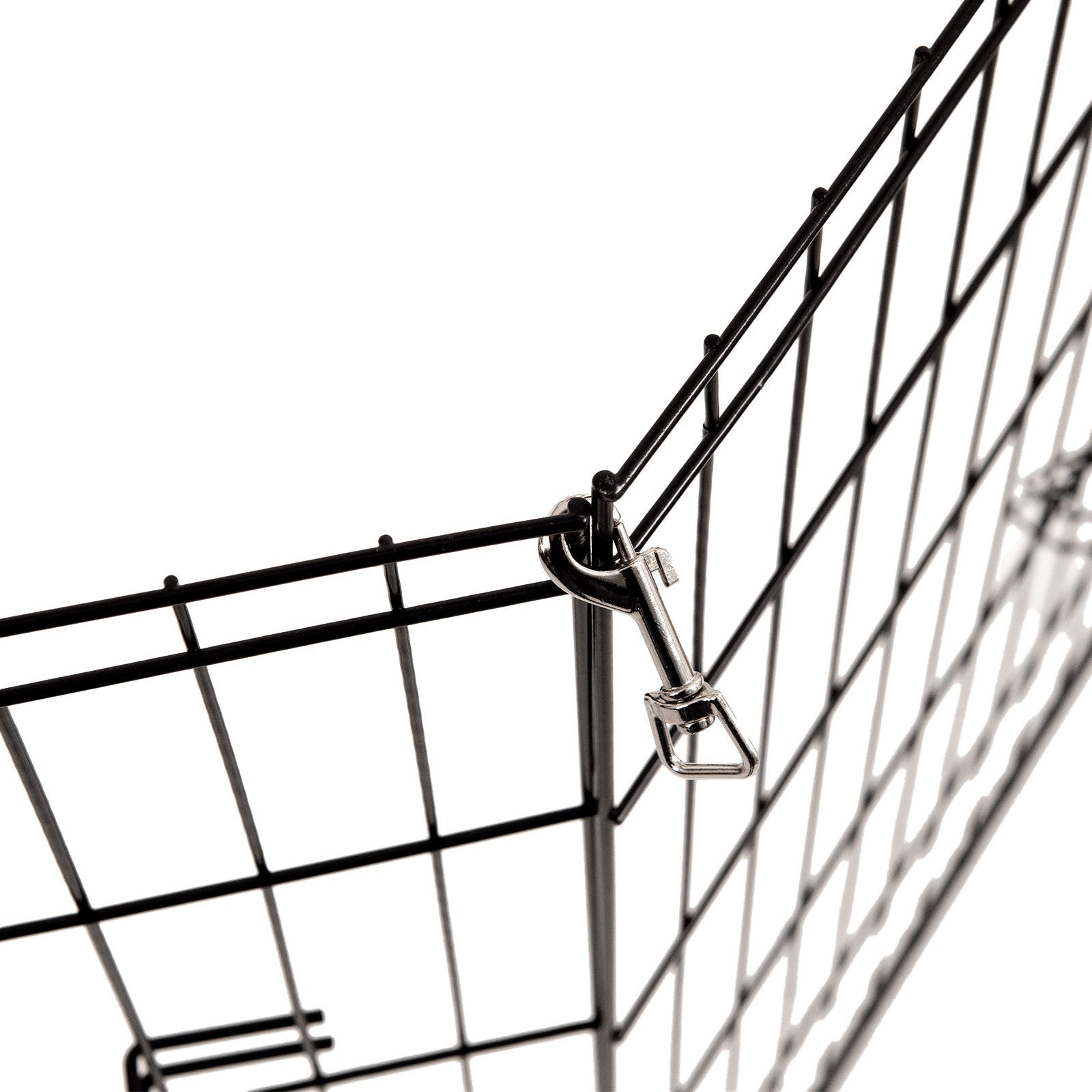 Dog Playpens & Gates: 4Paws 8 Panel Playpen Puppy Exercise Fence Cage Enclosure Pets Black All Sizes - 36" - Black