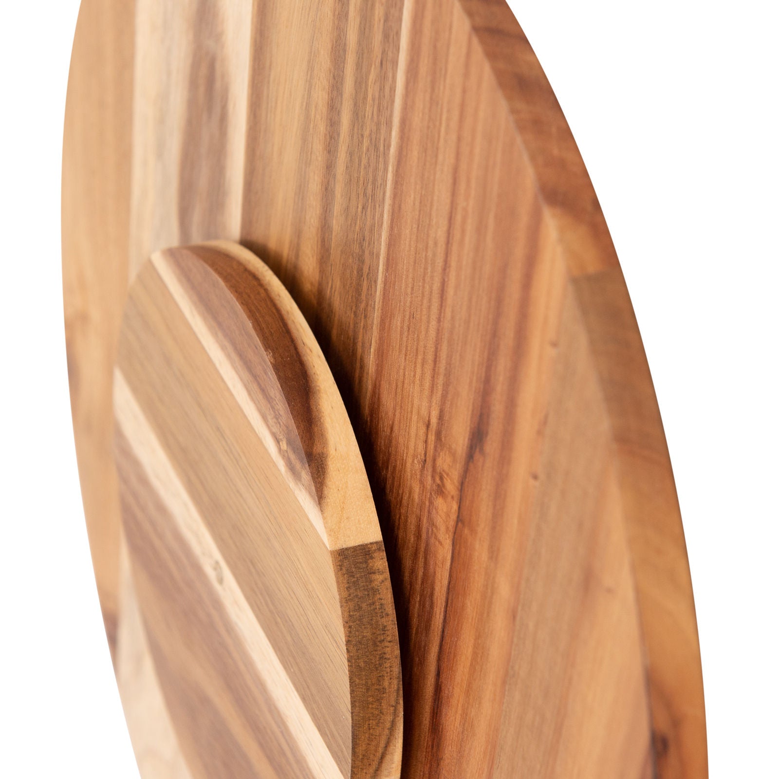 Christmas Decorations: Bread and Butter 18 Inch Wooden Lazy Susan Tray - Wood Snowflake