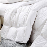 Quilts & Duvets: Royal Comfort 500GSM Plush Duck Feather Down Quilt Ultra Warm Soft - All Seasons - Double - White
