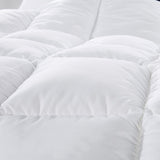 Duvet Covers: Royal Comfort Quilt 50% Duck Down 50% Duck Feather 233TC Cotton Pure Soft Duvet - King - White