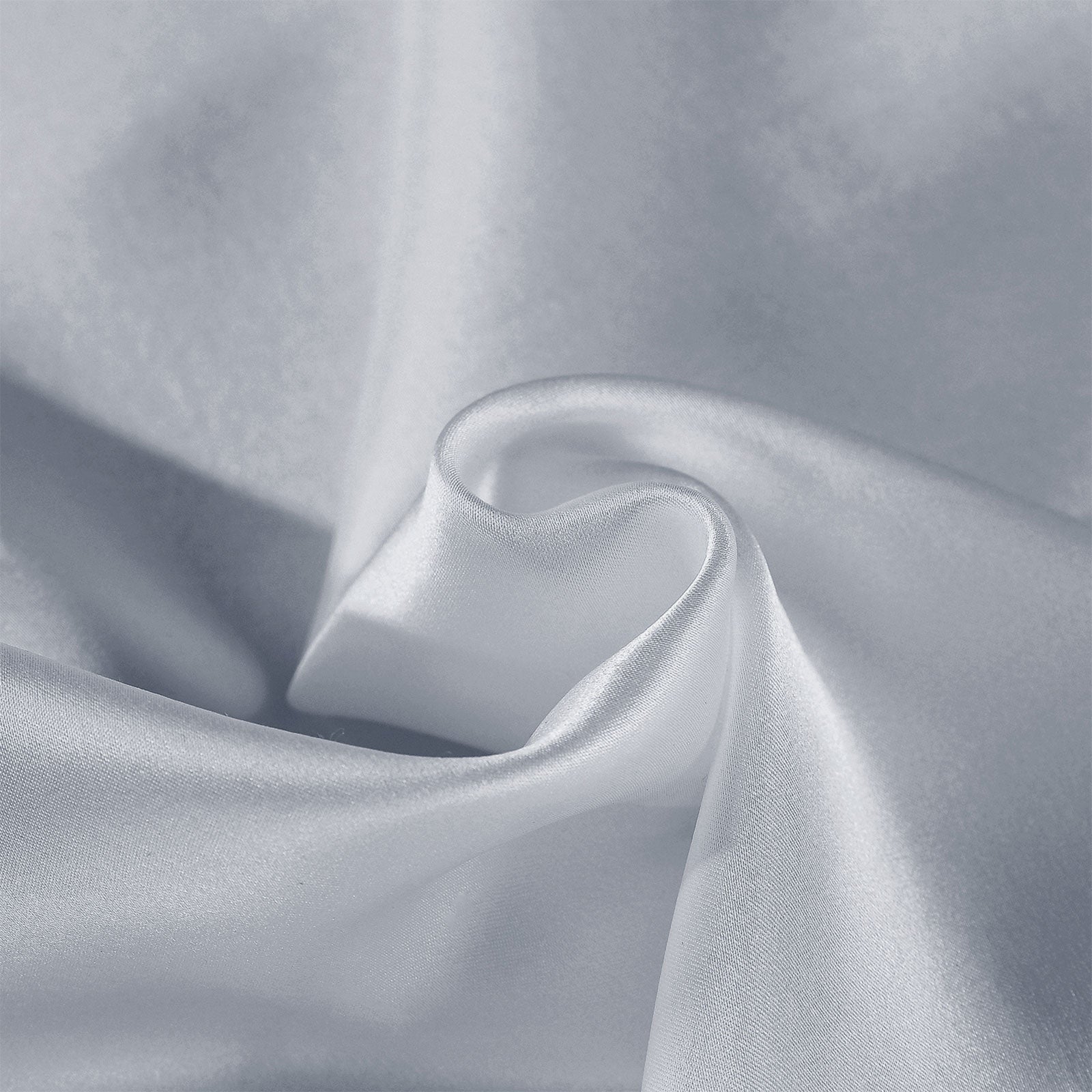 Pillowcases: Royal Comfort Mulberry Soft Silk Hypoallergenic Pillowcase Twin Pack 51 x 76cm - Silver