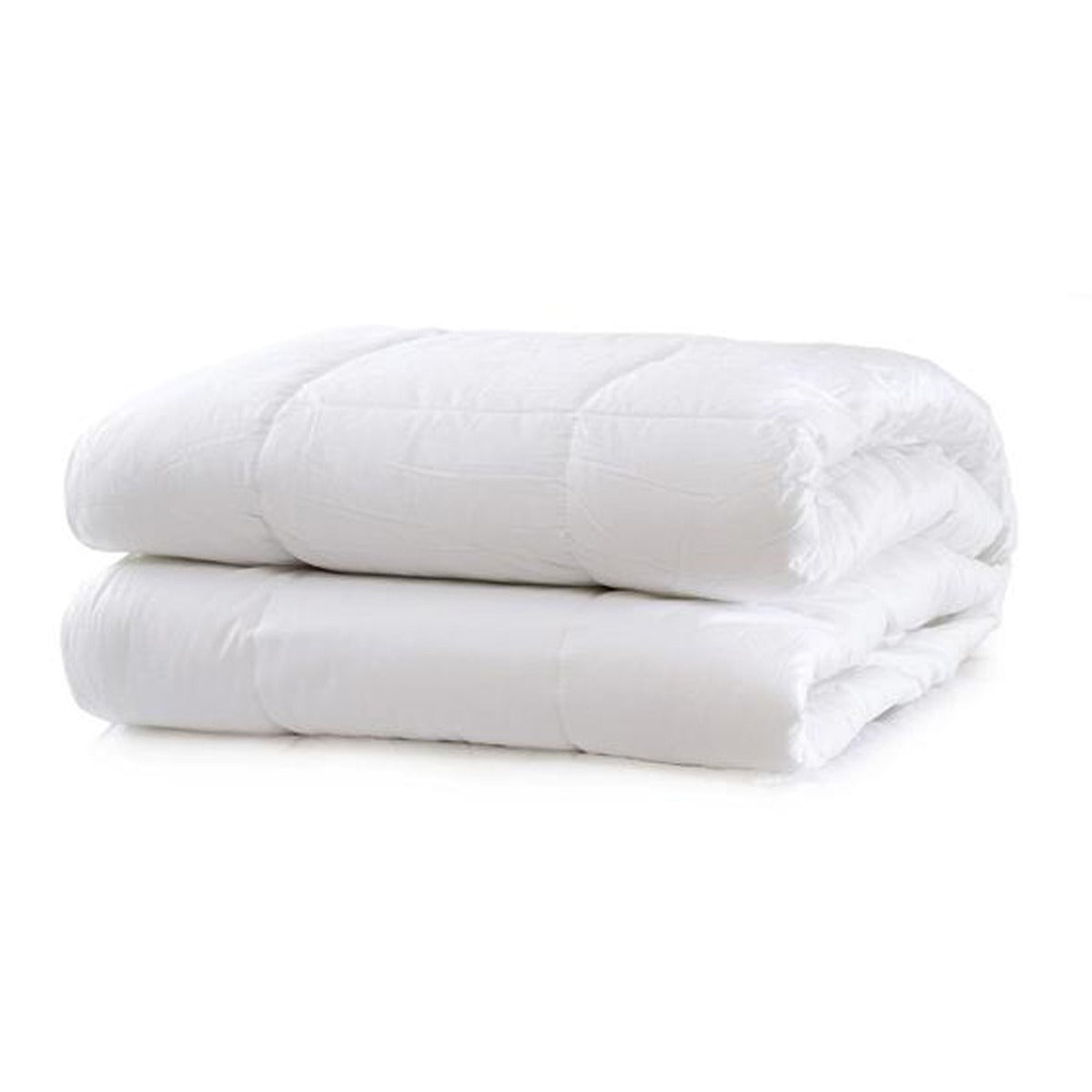 Mattress Toppers: Royal Comfort Fitted Foam Cover Underlay Goose Mattress Topper 1000GSM - King - White