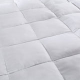 Mattress Protectors: Royal Comfort 1000GSM Luxury Bamboo Fabric Gusset Mattress Pad Topper Cover - Queen - White