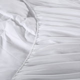 Mattress Protectors: Royal Comfort 1000GSM Luxury Bamboo Fabric Gusset Mattress Pad Topper Cover - Queen - White
