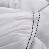 Duvet Covers: Royal Comfort 1000GSM Luxury Bamboo Fabric Gusset Mattress Pad Topper Cover - King - White