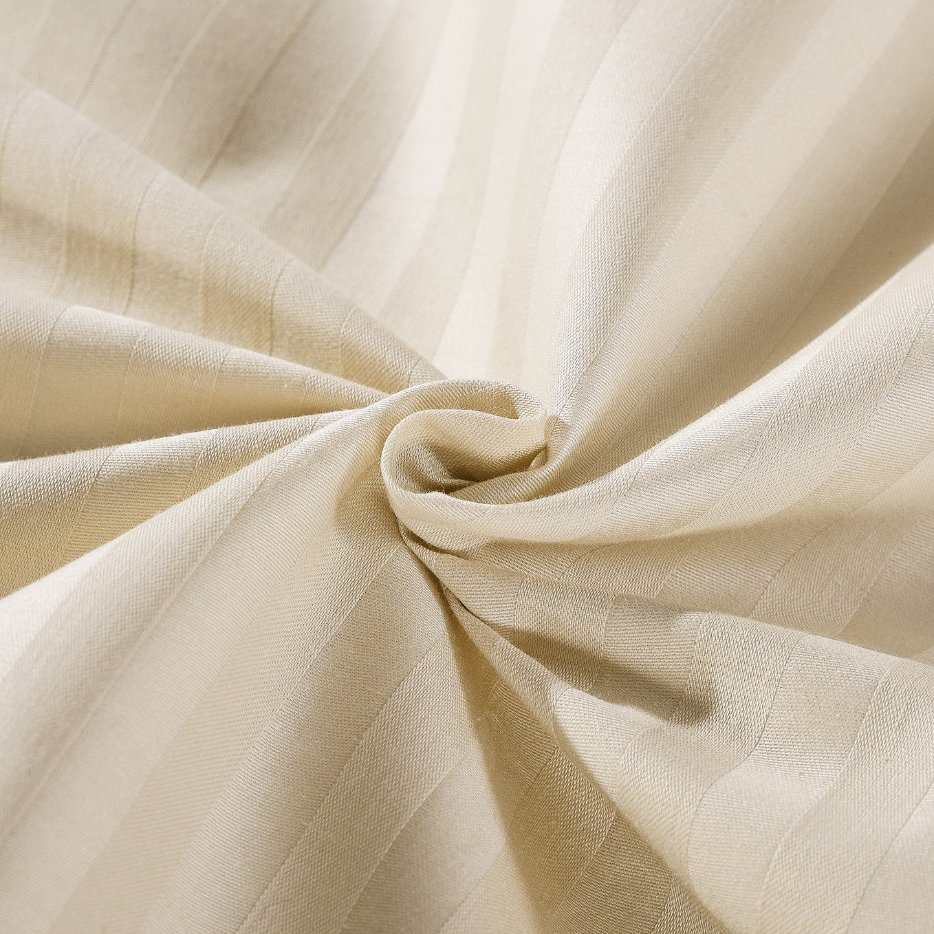 Bed Sheets: Kensington 1200 Thread Count 100% Egyptian Cotton Sheet Set Stripe Hotel Grade - King - Sand