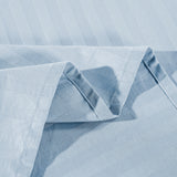 Bed Sheets: Kensington 1200 Thread Count 100% Egyptian Cotton Sheet Set Stripe Hotel Grade - King - Chambray