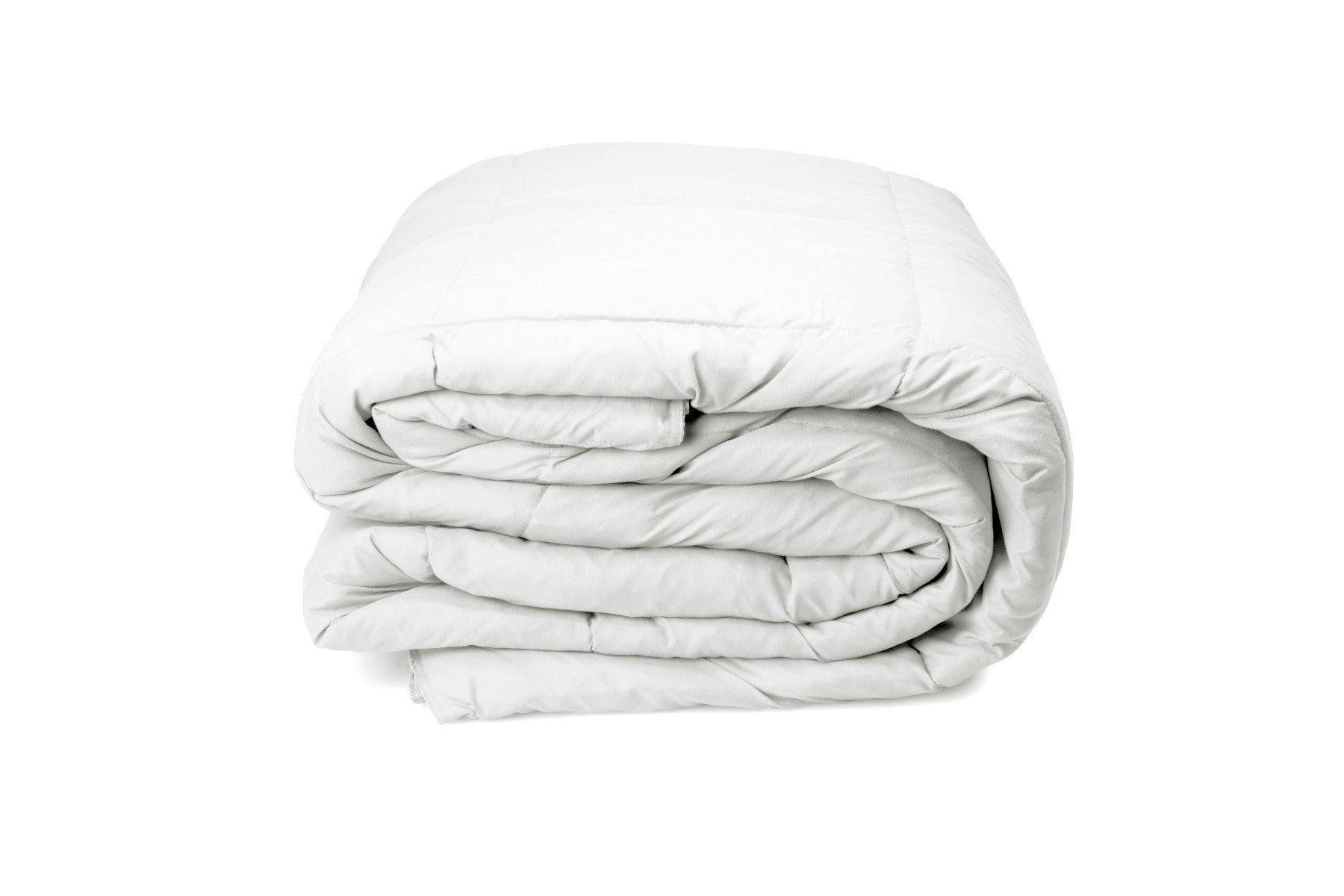 Duvet Covers: Royal Comfort 350GSM Luxury Soft Bamboo All-Seasons Quilt Duvet  - Double - White