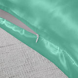 Pillowcases: Royal Comfort Mulberry Soft Silk Hypoallergenic Pillowcase Twin Pack 51 x 76cm - Mint