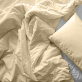 Duvet Covers: Royal Comfort Bamboo Blended Quilt Cover Set 1000TC Ultra Soft Luxury Bedding - Double - Ivory
