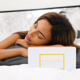 Pillowcases: Royal Comfort Pure Silk Pillow Case 100% Mulberry Silk Hypoallergenic Pillowcase - Charcoal