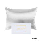 Pillowcases: Royal Comfort Pure Silk Pillow Case 100% Mulberry Silk Hypoallergenic Pillowcase - Silver