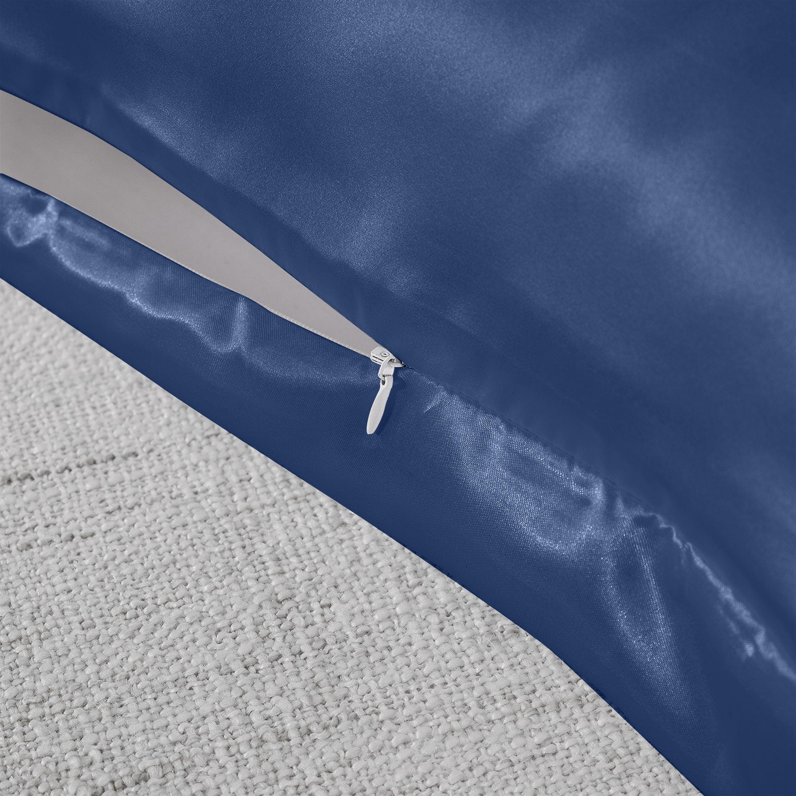 Pillowcases: Royal Comfort Pure Silk Pillow Case 100% Mulberry Silk Hypoallergenic Pillowcase - Navy