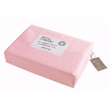 Bed Sheets: Royal Comfort 250TC Organic 100% Cotton Sheet Set 4 Piece Luxury Hotel Style - Double - Blush