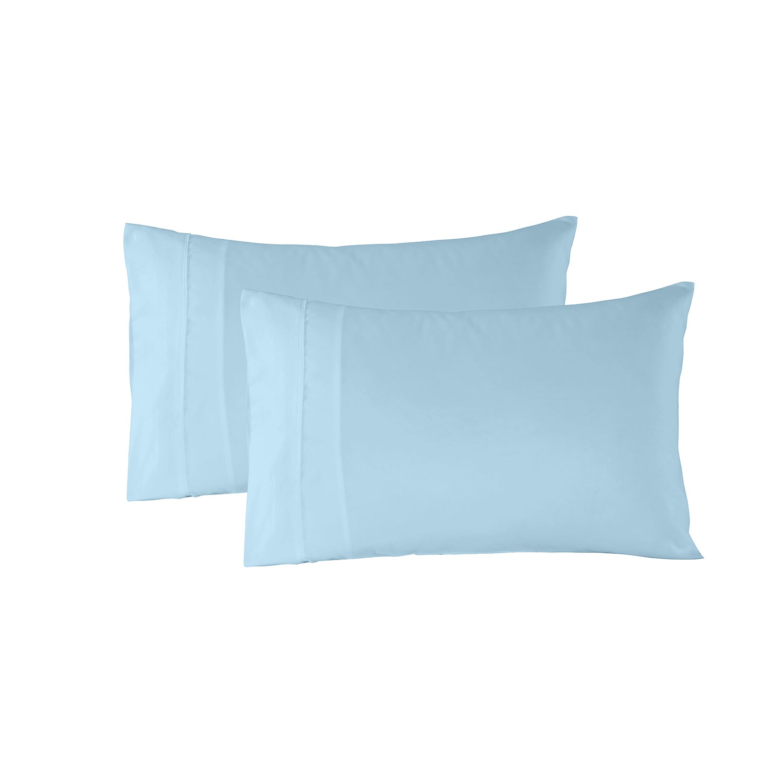 Bed Sheets: Royal Comfort 1200 Thread Count Sheet Set 4 Piece Ultra Soft Satin Weave Finish - Queen - Sky Blue