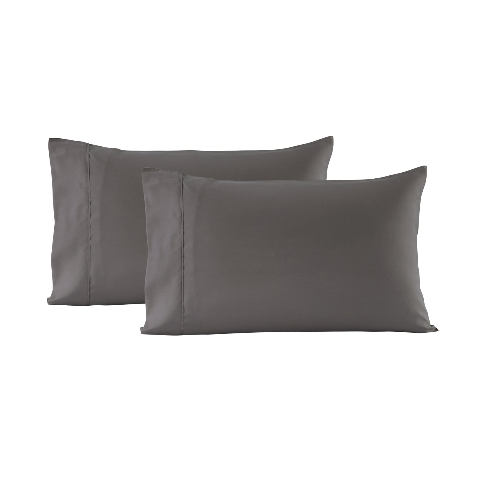 Bed Sheets: Royal Comfort 1200 Thread Count Sheet Set 4 Piece Ultra Soft Satin Weave Finish - King - Charcoal