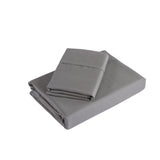 Bed Sheets: Royal Comfort 1200 Thread Count Sheet Set 4 Piece Ultra Soft Satin Weave Finish - King - Charcoal