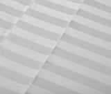 Bed Sheets: Royal Comfort 1200TC Sheet Set Damask Cotton Blend Ultra Soft Sateen Bedding - Queen - White