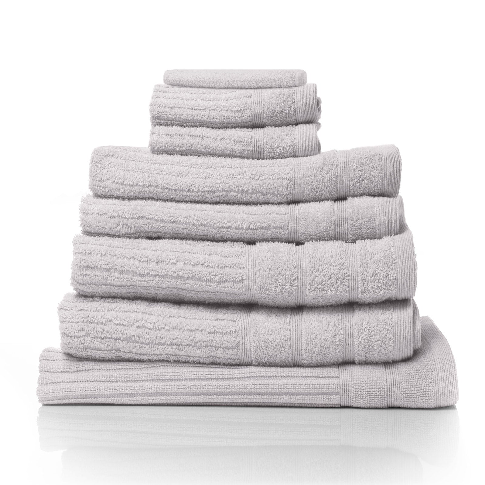 Bath Towels & Robes: Royal Comfort Eden Egyptian Cotton 600GSM 8 Piece Luxury Bath Towels Set - Holly