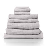 Bath Towels & Robes: Royal Comfort Eden Egyptian Cotton 600GSM 8 Piece Luxury Bath Towels Set - Holly