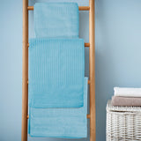 Bath Towels & Robes: Royal Comfort Eden Egyptian Cotton 600GSM 8 Piece Luxury Bath Towels Set - Aqua