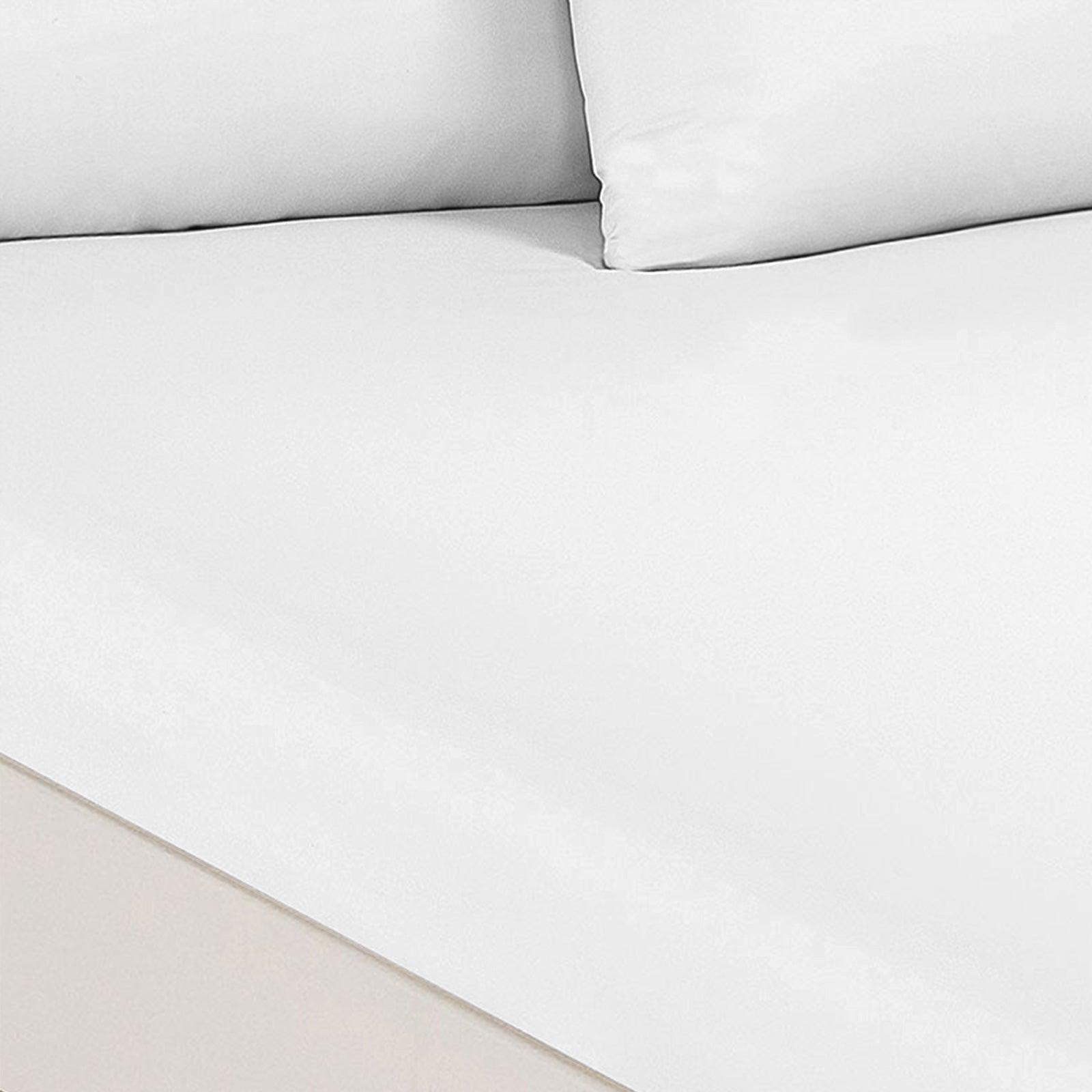Bed Sheets: Royal Comfort 1500 Thread Count Cotton Rich Sheet Set 3 Piece Ultra Soft Bedding - King - White