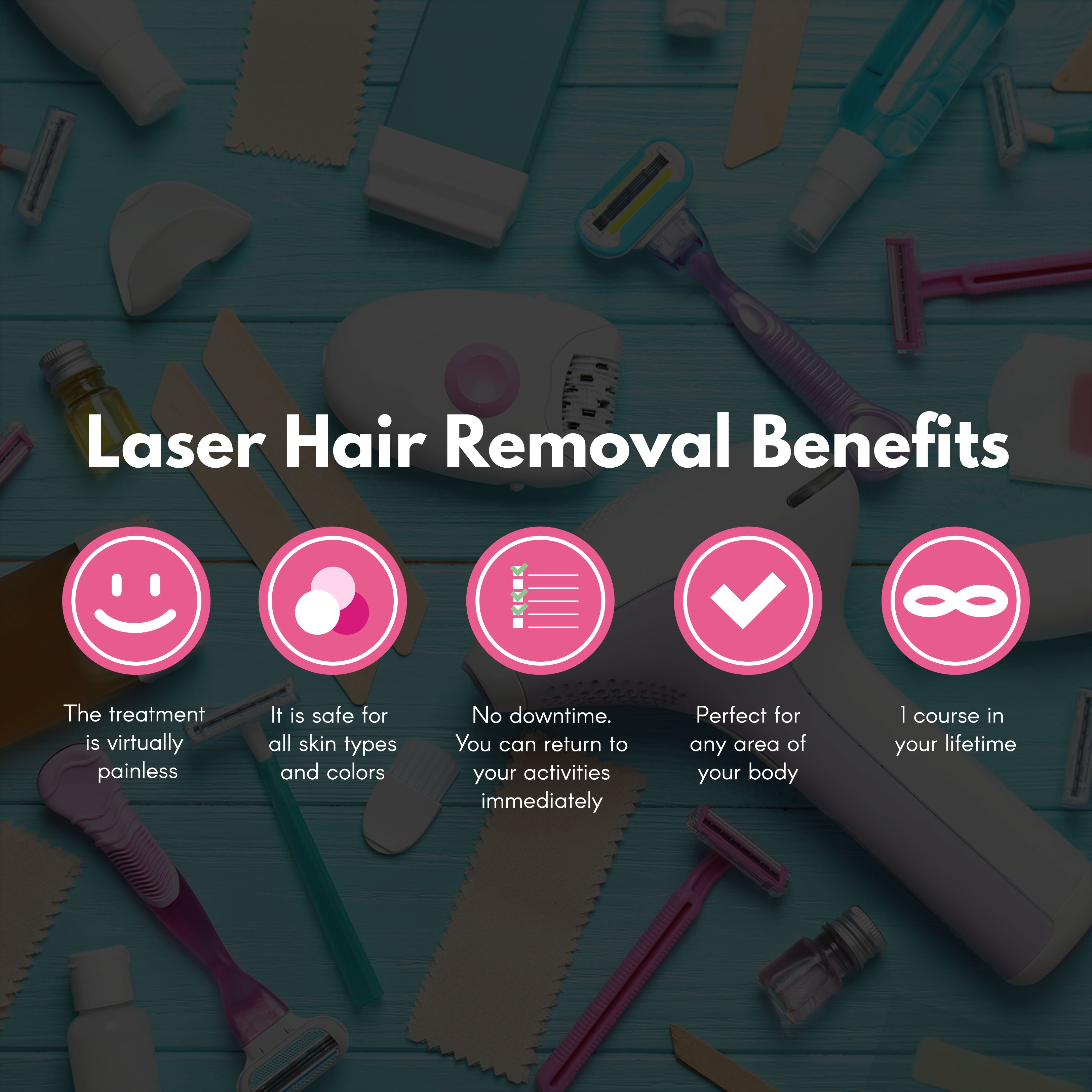 Hair Removal: Silhouette Portable Laser Hair Remover Permanent Epliation System Body Face Home