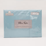 Bed Sheets: Renee Taylor 1500 Thread Count Pure Soft Cotton Blend Flat & Fitted Sheet Set Mist King