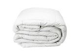Pillows: Duck Feather & Down Quilt 500GSM + Duck Feather and Down Pillows 2 Pack Combo - Double - White