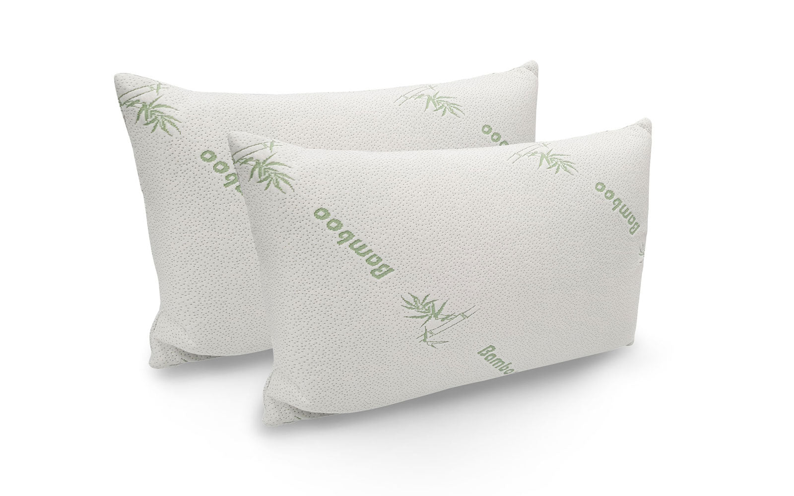Bed Sheets: Royal Comfort Bamboo Blend Sheet Set 1000TC and Bamboo Pillows 2 Pack Ultra Soft - King - White