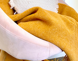 Non-Fiction Books: Brighton Throw - 100% NZ Wool - Mustard