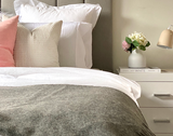 Blankets & Throws: Brighton Throw - 100% NZ Wool -  Grey