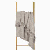 Blankets & Throws: Cambridge Throw - 100% NZ Wool -  Silver