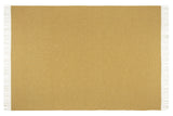Blankets & Throws: Hampton Throw - Merino Wool Blend - Ochre