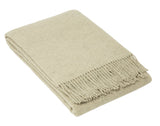 Arm Chairs & Recliners: Oxford Throw - Merino Wool Blend - Stone