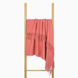 Arm Chairs & Recliners: Paddington Throw - Fine Wool Blend - Peach