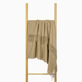 Arm Chairs & Recliners: Paddington Throw - Fine Wool Blend - Camel