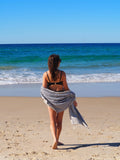 Beach Towels: PORTSEA TURKISH COTTON TOWEL - MIDNIGHT