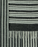 Aprons: Richmond Throw - Reclaimed Wool Blend - Monochrome