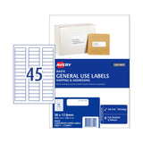 Automotive Repair & Speciality Tools: AVERY Gen Label L7516GU 45Up Pack of 100